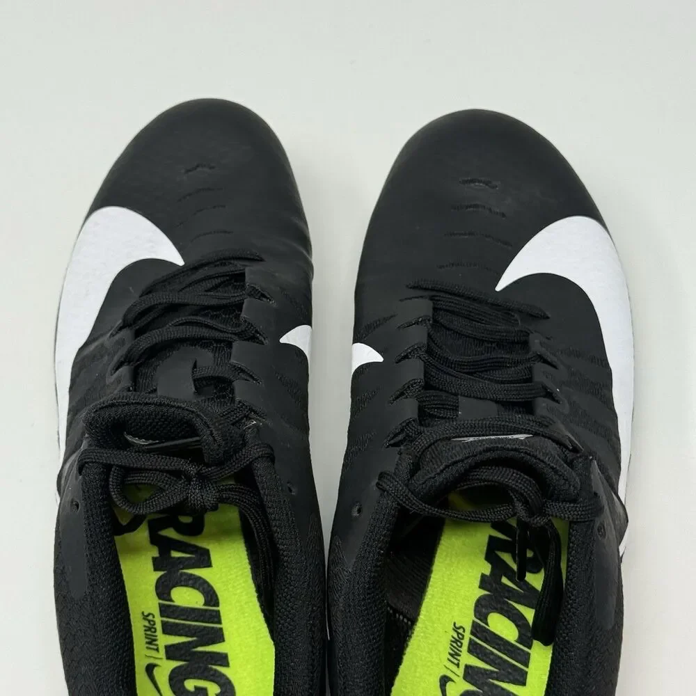Nike Zoom Rival S 9 Black White Mens Size 8.5 Track & Field Sprinting Shoes